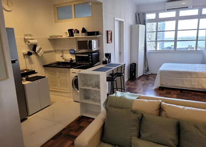 13 Andar, Studio, Centro, Vista Incrivel Guaíba Apartamento Porto Alegre