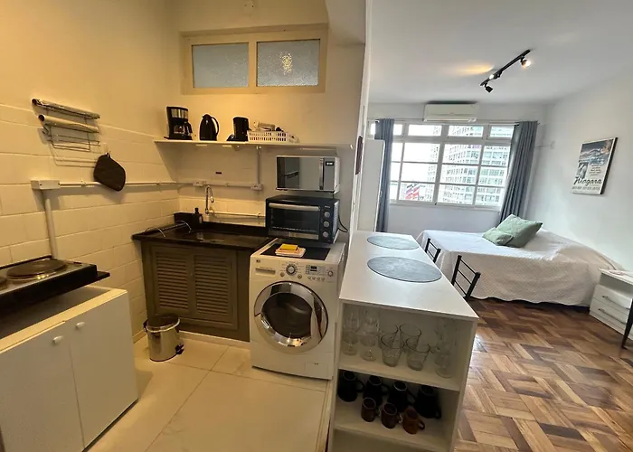 13 Andar, Studio, Centro, Vista Incrivel Guaíba Apartamento Porto Alegre